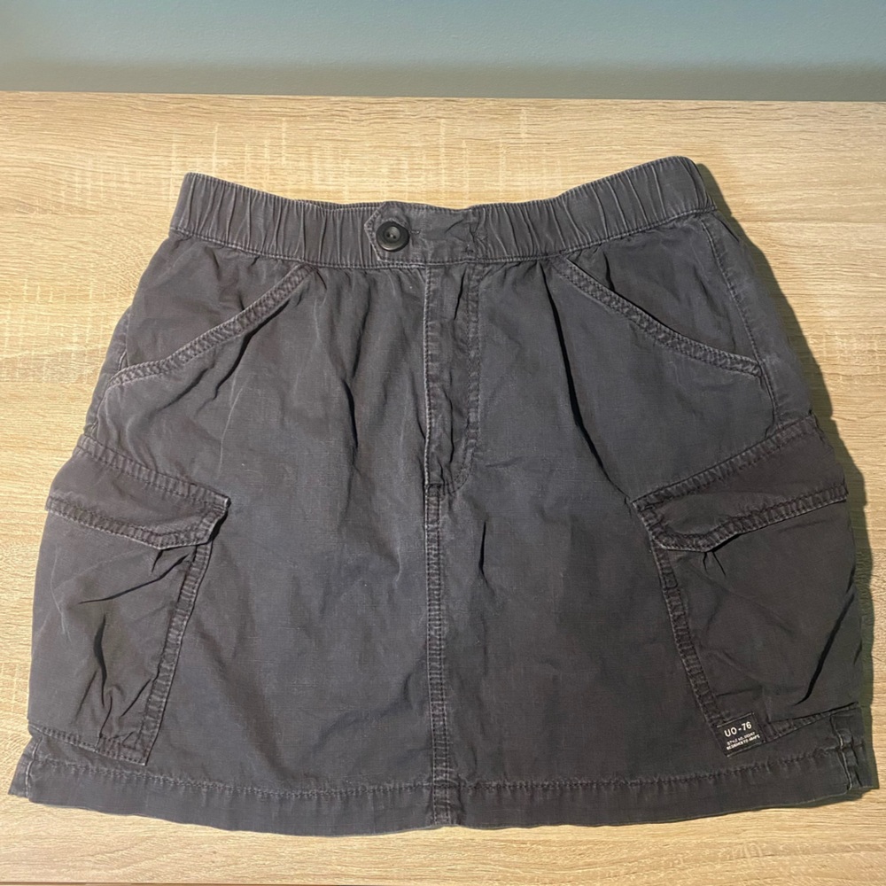 Urban Outfitters Navy Blue Cargo Skirt - M